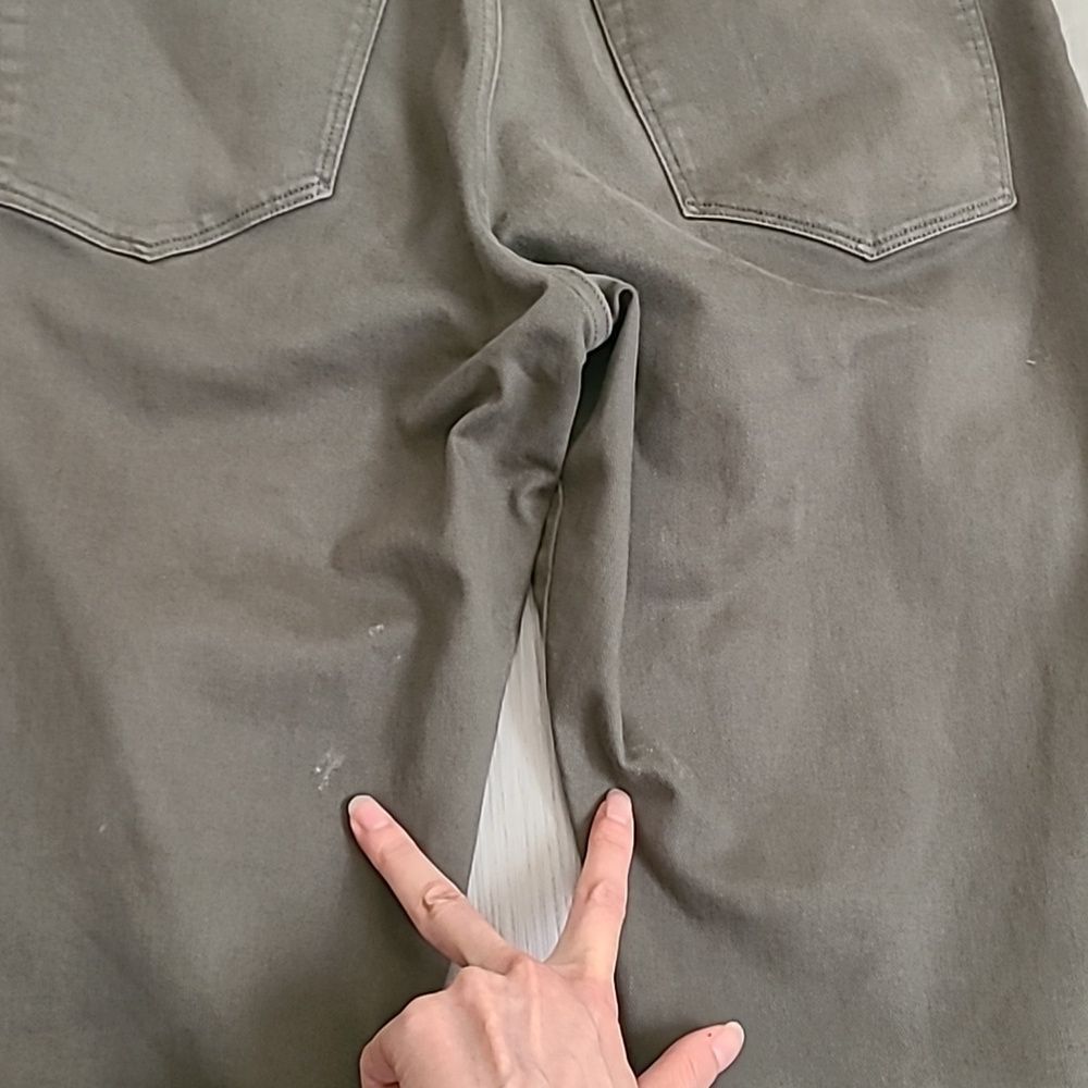 Todd Snyder Stretch 5 Pocket Chino Straight Fit Pants Green Olive Vine 30x30 Men - Picture 7 of 9